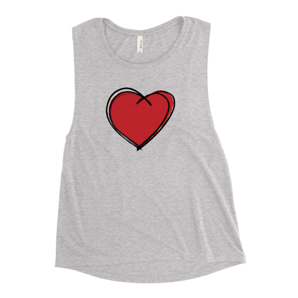 "RED HEART" LADIES' MUSCLE TANK
