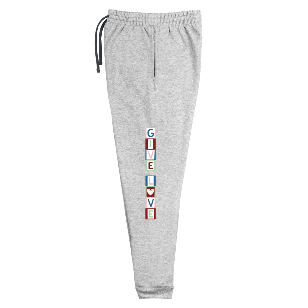 "GIVE LOVE" JOGGERS