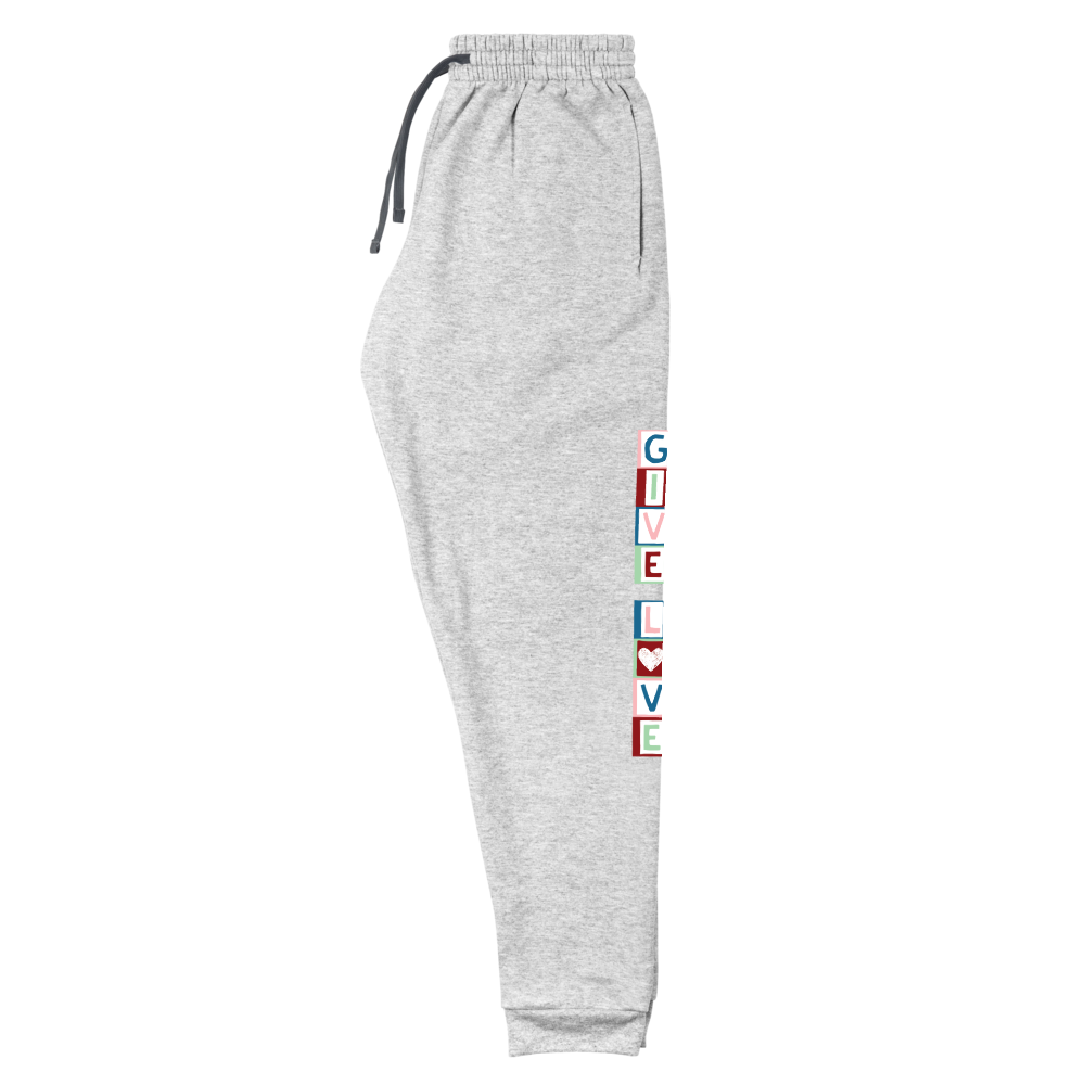 "GIVE LOVE" JOGGERS