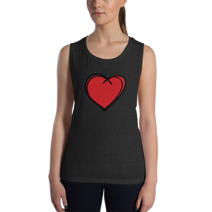 "RED HEART" LADIES' MUSCLE TANK