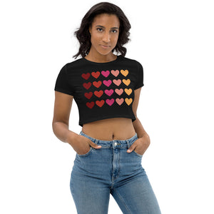 STAMP IT OUT CROP TEE | WARM HEARTS