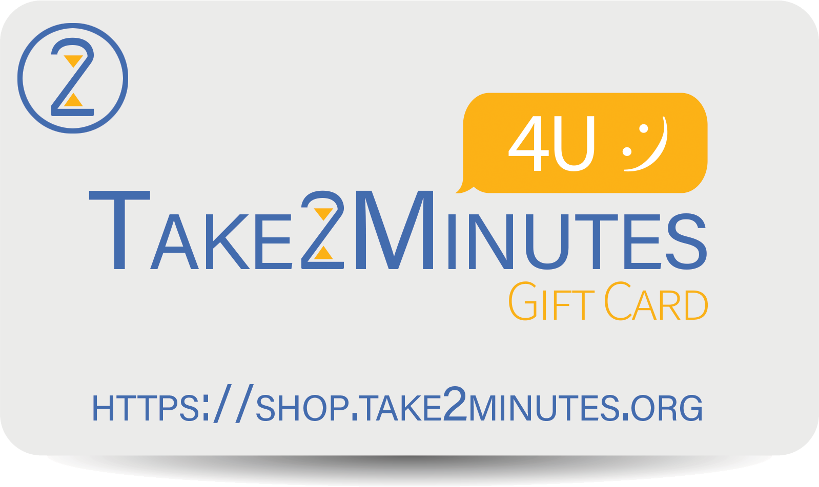 Take2Minutes Merchandise Gift Card