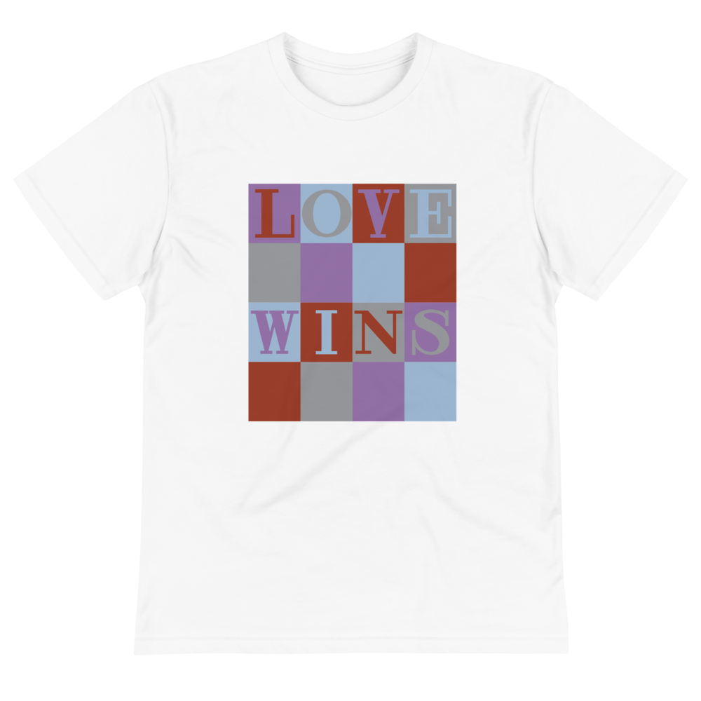 COOL "LOVE WINS" BLOCK LETTERS