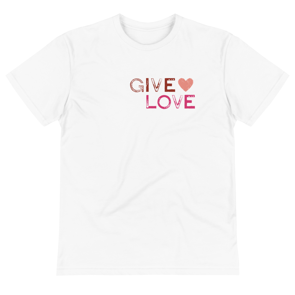 PINK & RED "GIVE LOVE" STAMP