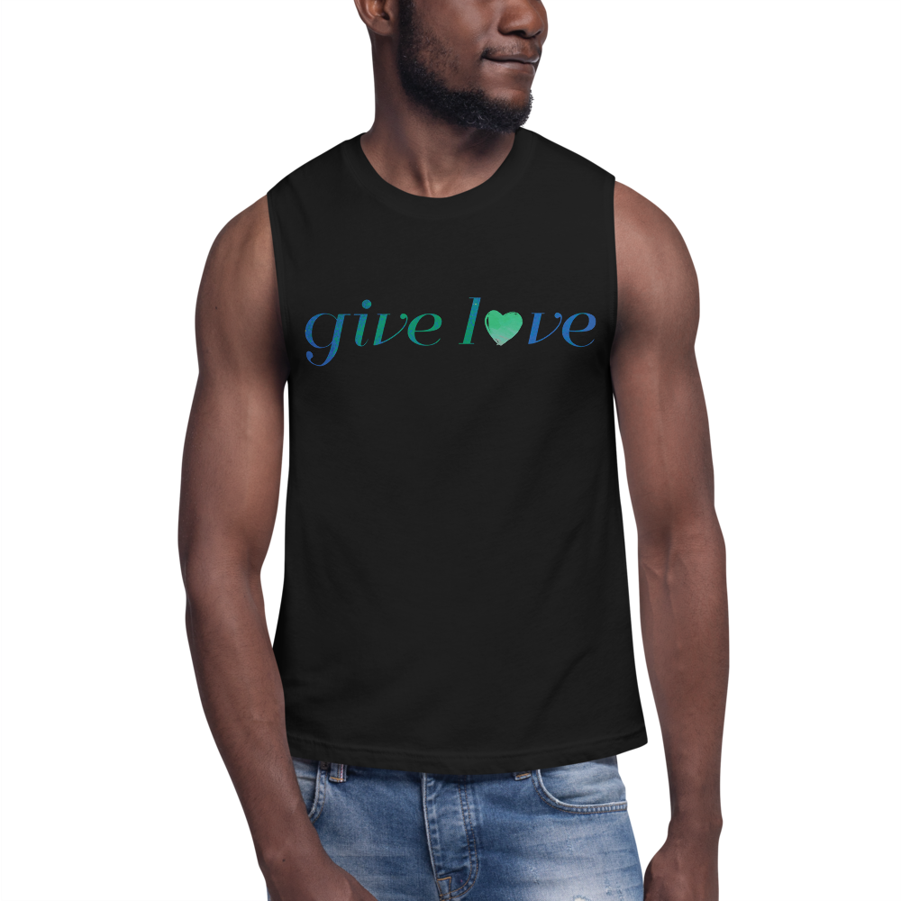 "GIVE L💚VE" MUSCLE TANK | UNISEX
